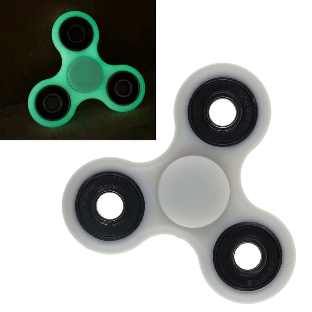 Kool Fidget Spinners GLOW IN THE DARK - White